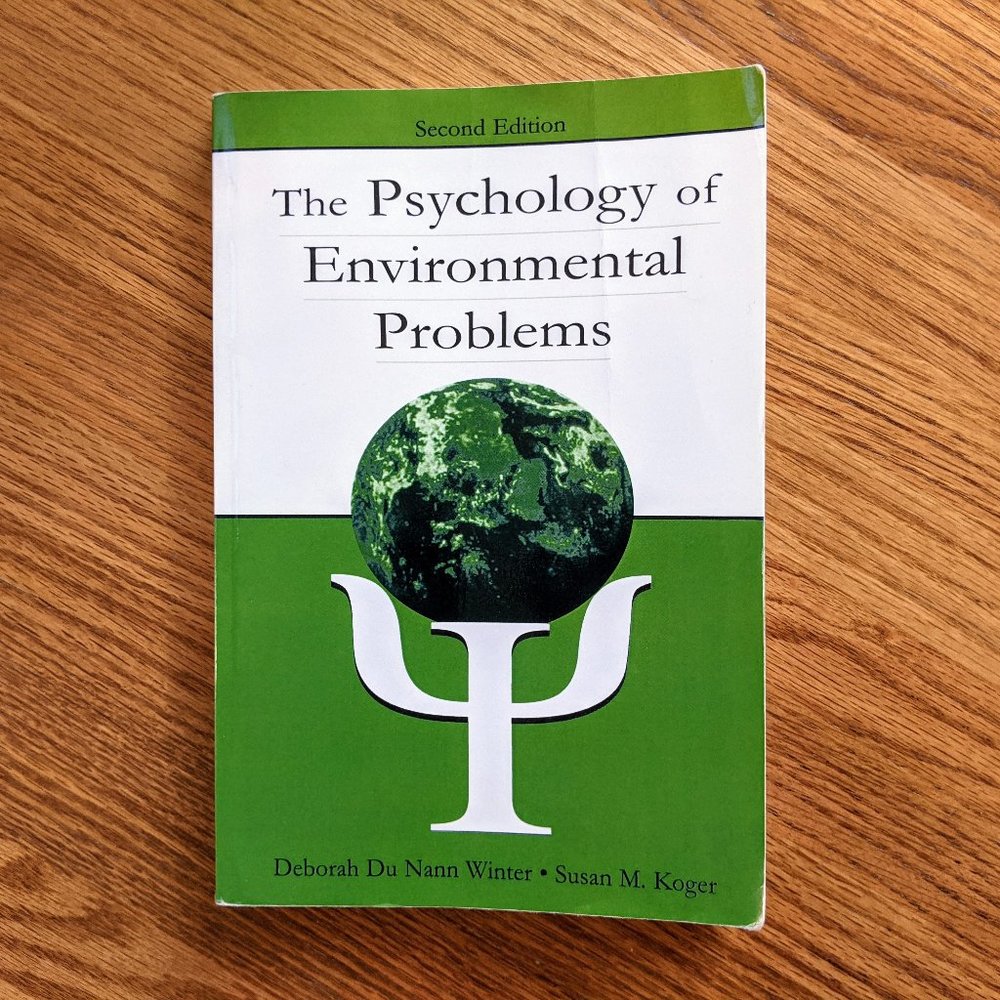 The Psychology of Environmental Problems Book
